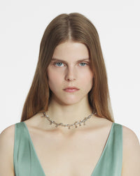 Aede collier - Argent & cristal