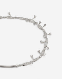 Aede collier - Argent & cristal