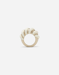 Bague melodie candy - Blanc casse