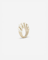 Bague melodie candy - Blanc casse