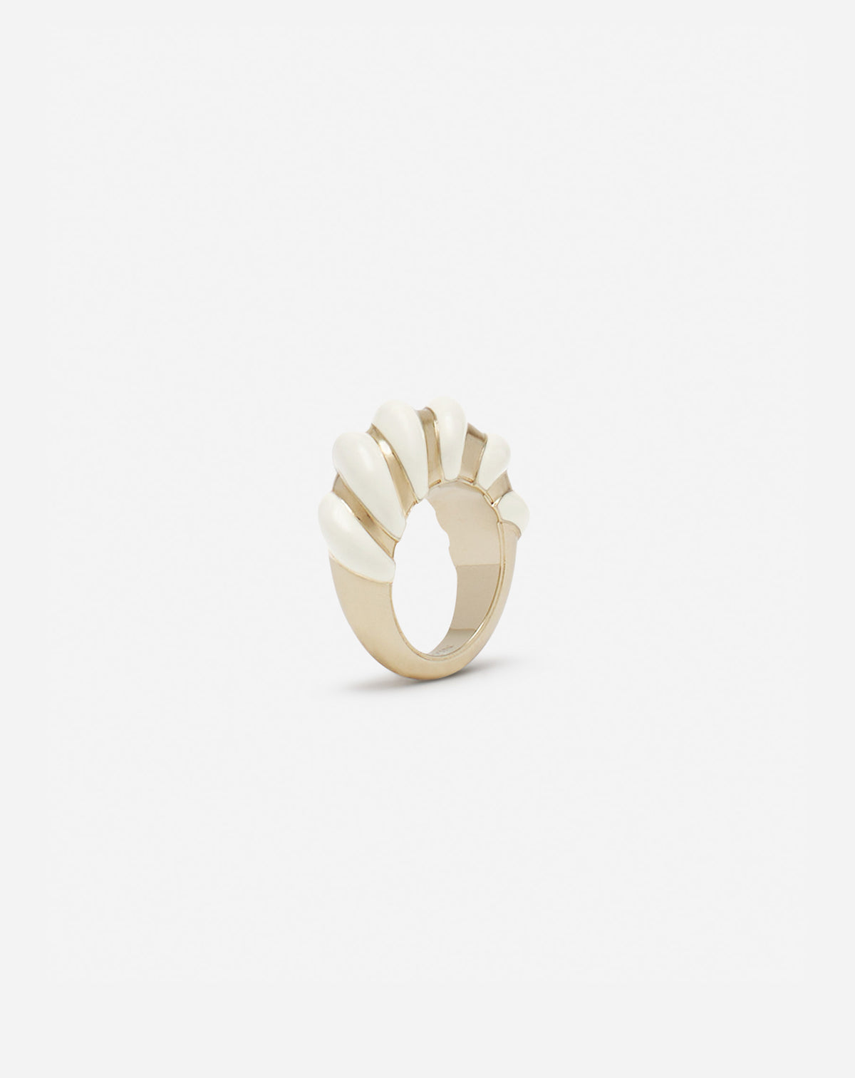 Bague melodie candy - Blanc casse