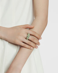 Bague melodie candy - Vert de gris