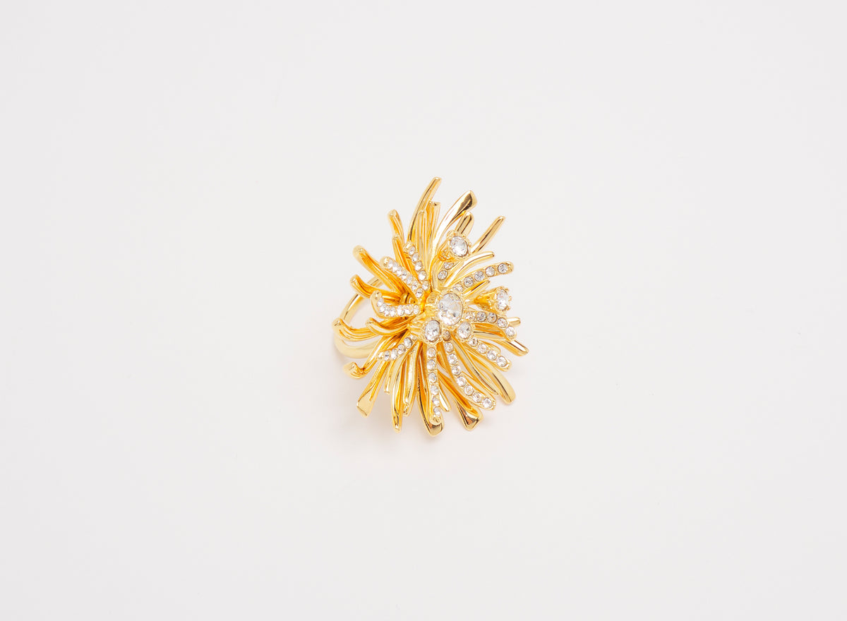 Bague orchestre by lanvin - Or & cristal