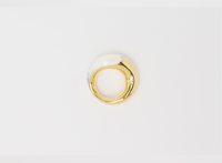 Bague fargo - Or & transparent