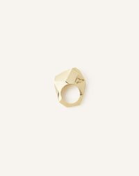 Bague fine rocks - Or