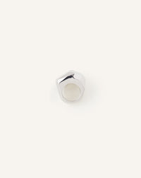 Bague large rocks - Argent