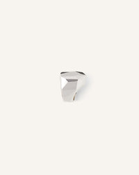 Bague large rocks - Argent