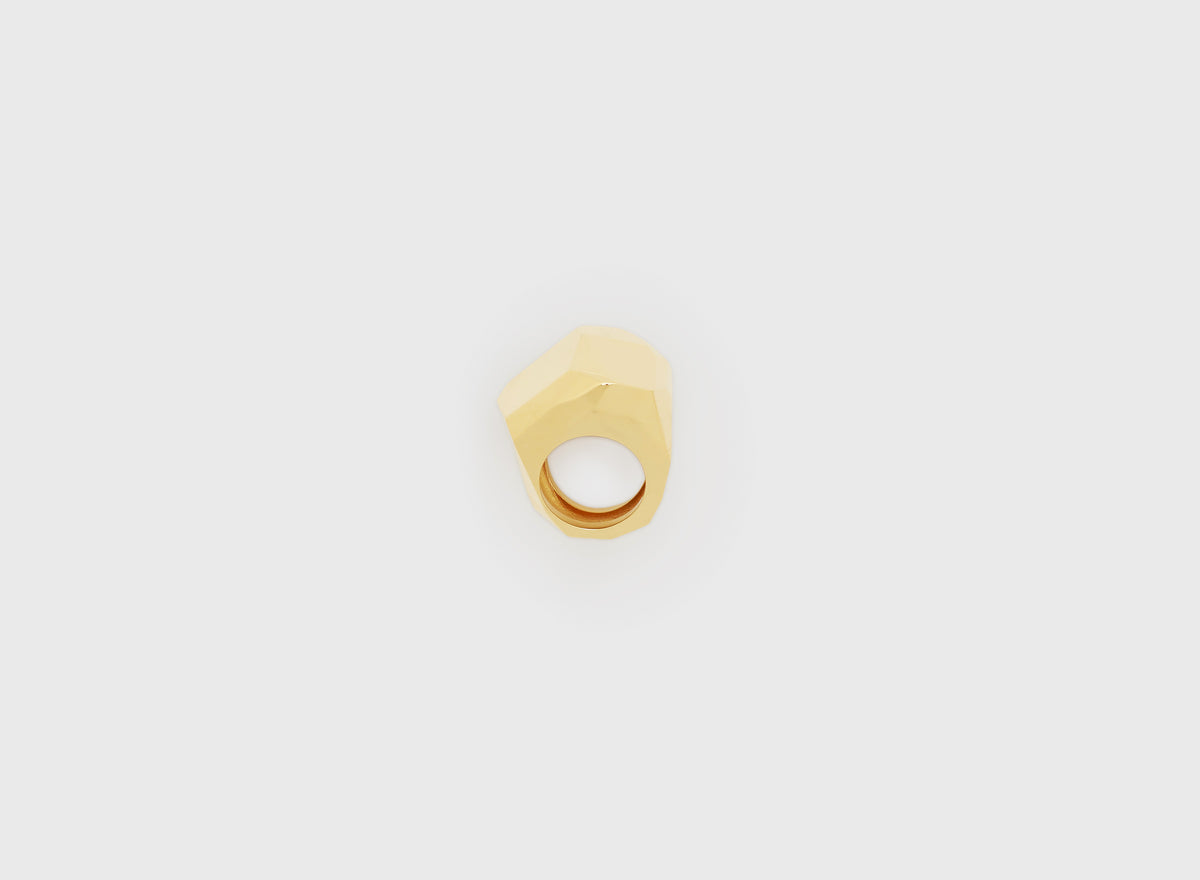 Bague large rocks - Or