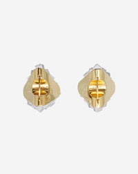 Boucles d'oreilles frequence strass - Or & cristal