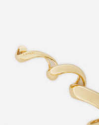 Collier melodie ruban - Or & lune
