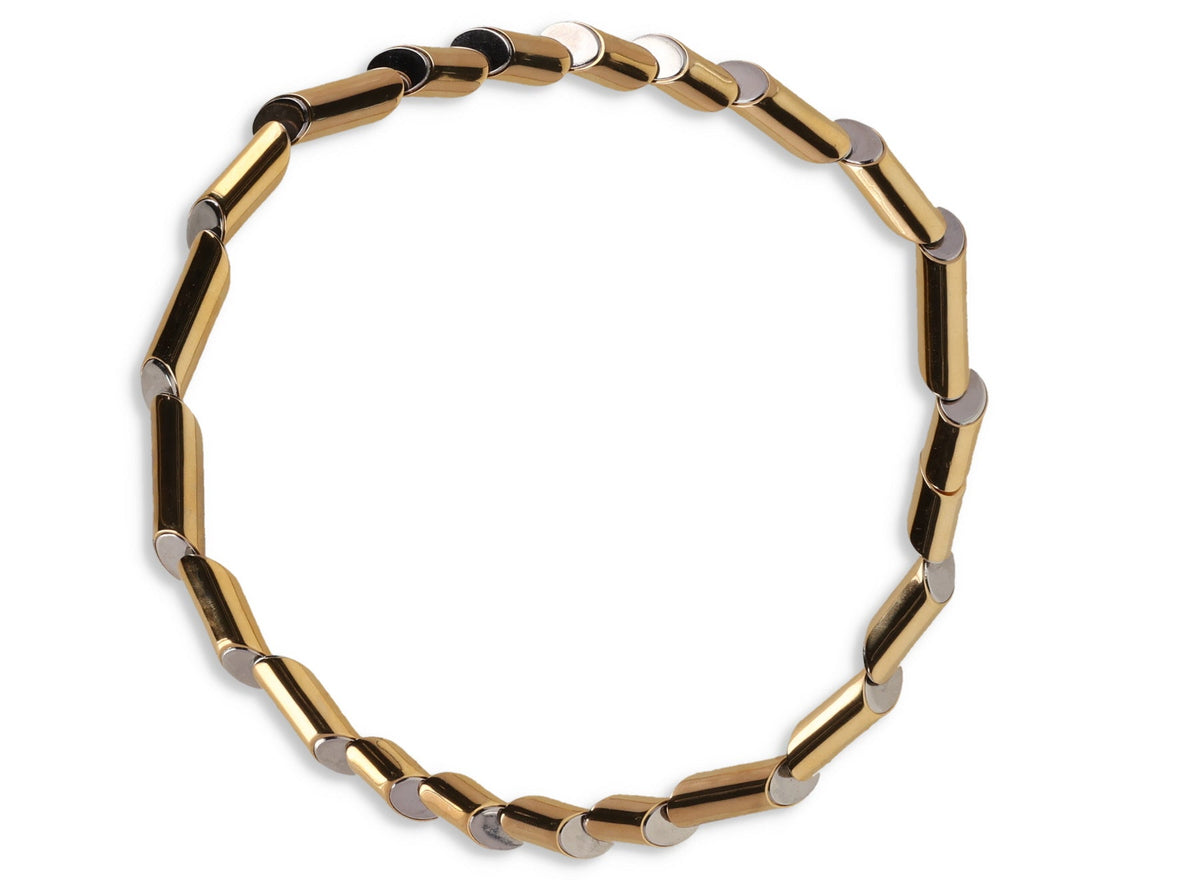 Collier sequence by lanvin - Or & argent