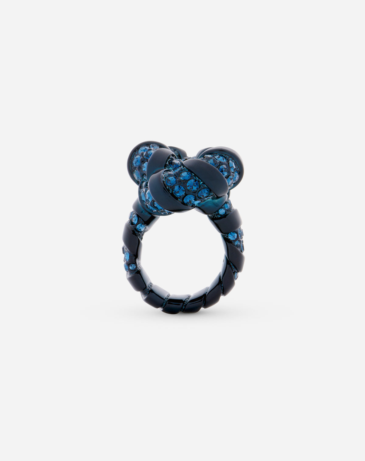 ZZNO STOCK BLEU/CRISTAL RHINESTONE MELODIE RING