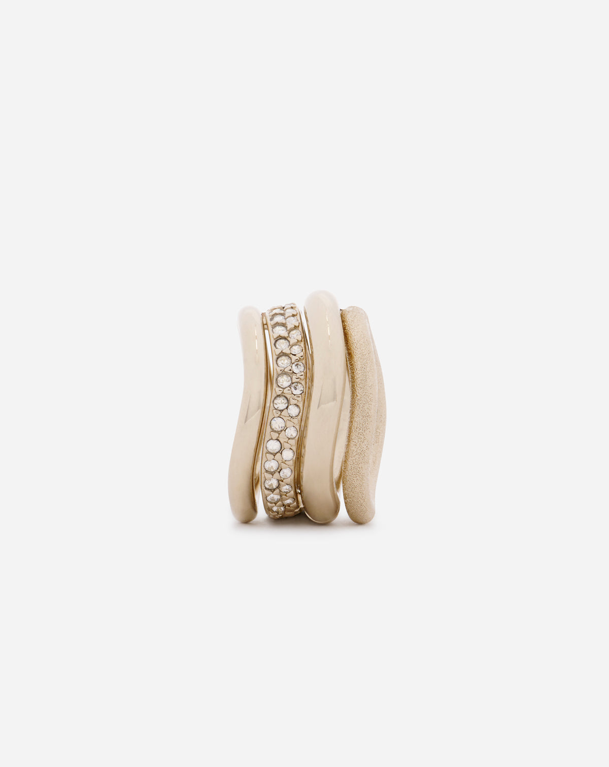 ZZNO STOCK OR/CRISTAL PARTITION BY LANVIN LONG RING