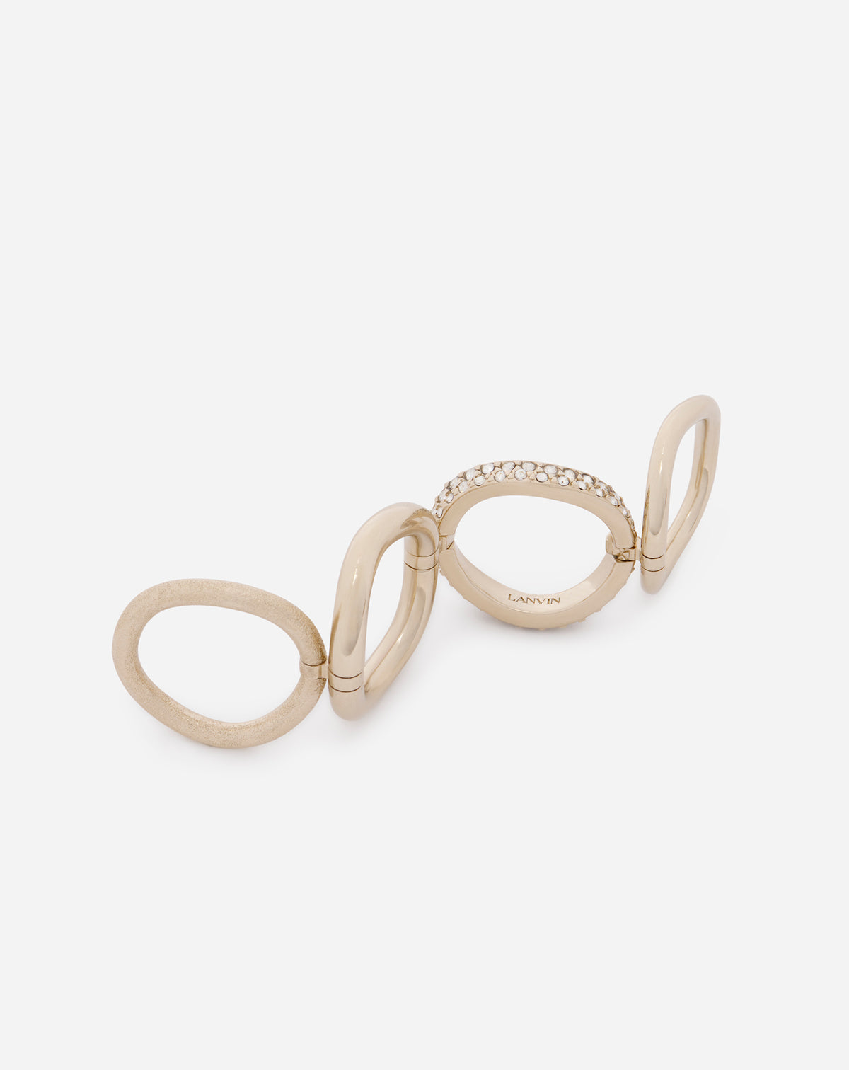 ZZNO STOCK OR/CRISTAL PARTITION BY LANVIN LONG RING