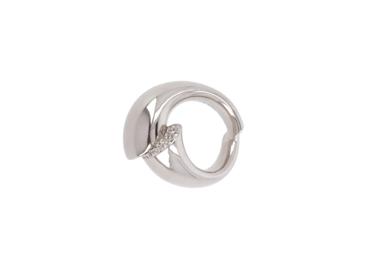 Sequence rhinestone ring - Argent & cristal