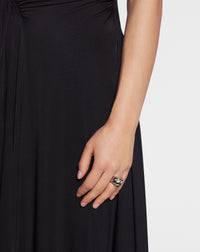 Bague sequence wave - Argent & or