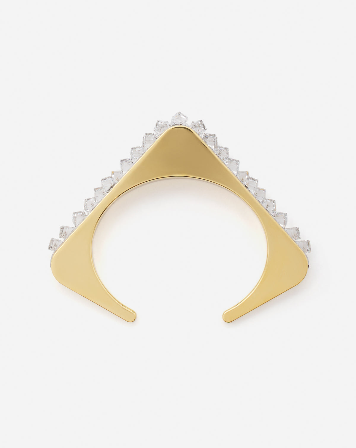 ZZNO STOCK OR/CRISTAL BRACELET FREQUENCE STRASS