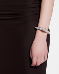 ZZNO STOCK OR/CRISTAL BRACELET FREQUENCE STRASS