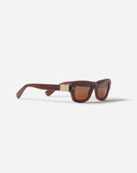 Lunettes concerto allonge - Marron & naturel