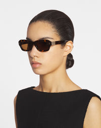 Lunettes concerto allonge - Marron foncé & marron clair