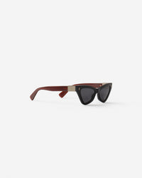 Lunettes concerto cateye - Noir & marron