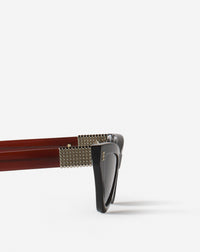 Lunettes concerto cateye - Noir & marron