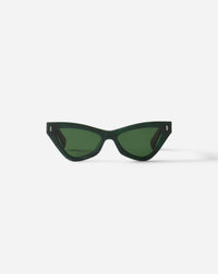 Lunettes concerto cateye - Vert & marron