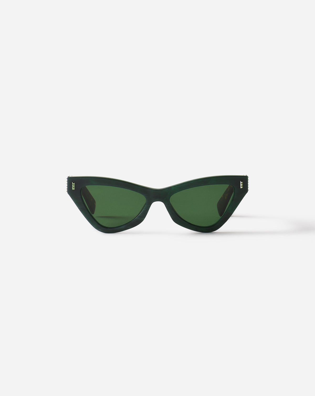Lunettes concerto cateye - Vert & marron