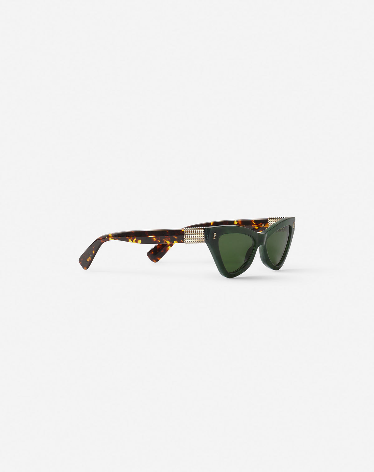 Lunettes concerto cateye - Vert & marron