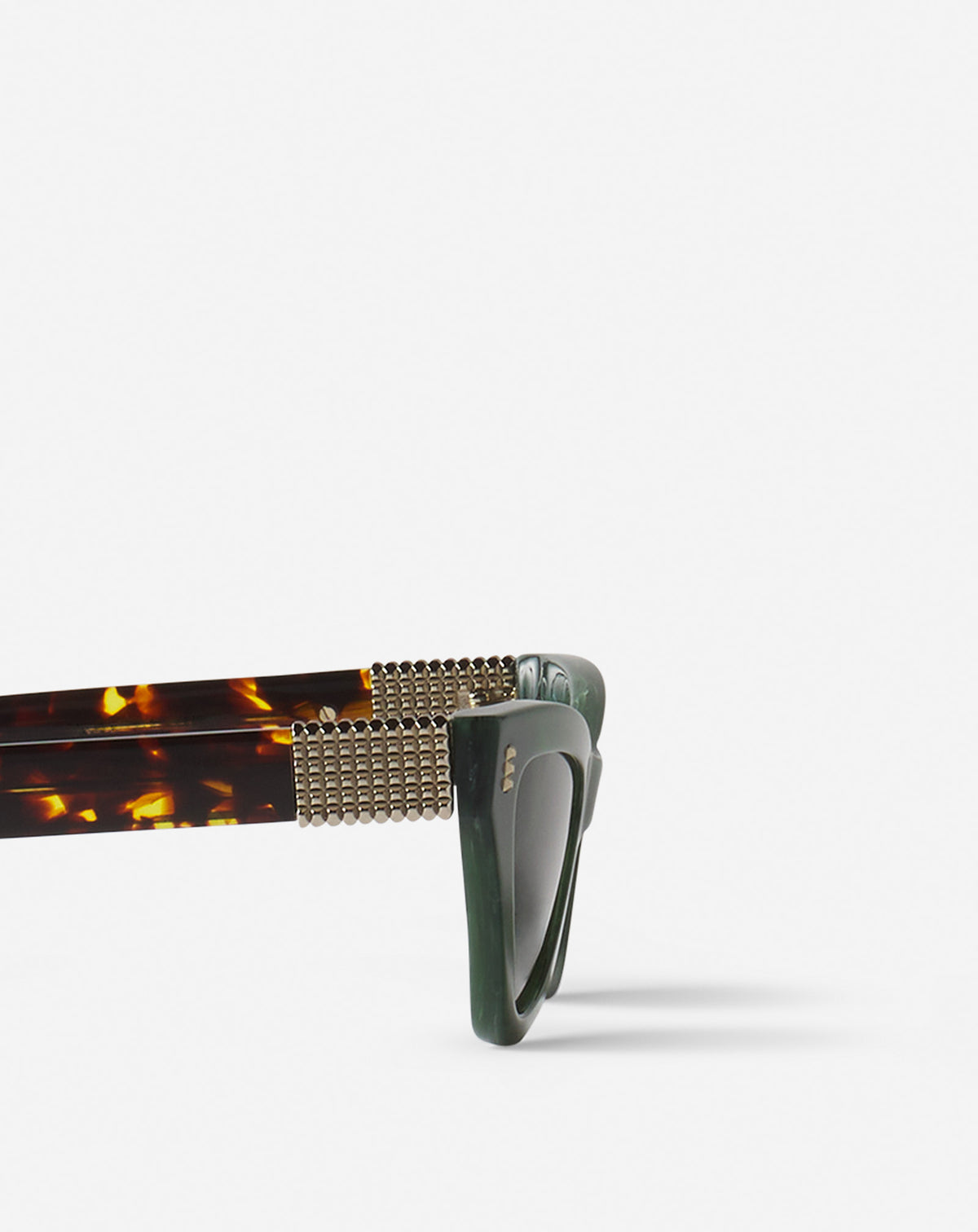 Lunettes concerto cateye - Vert & marron