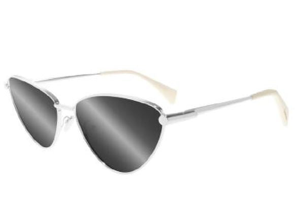 Sequence cat eye sunglasses - Argent