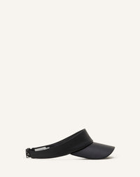 Visière en cuir - Noir