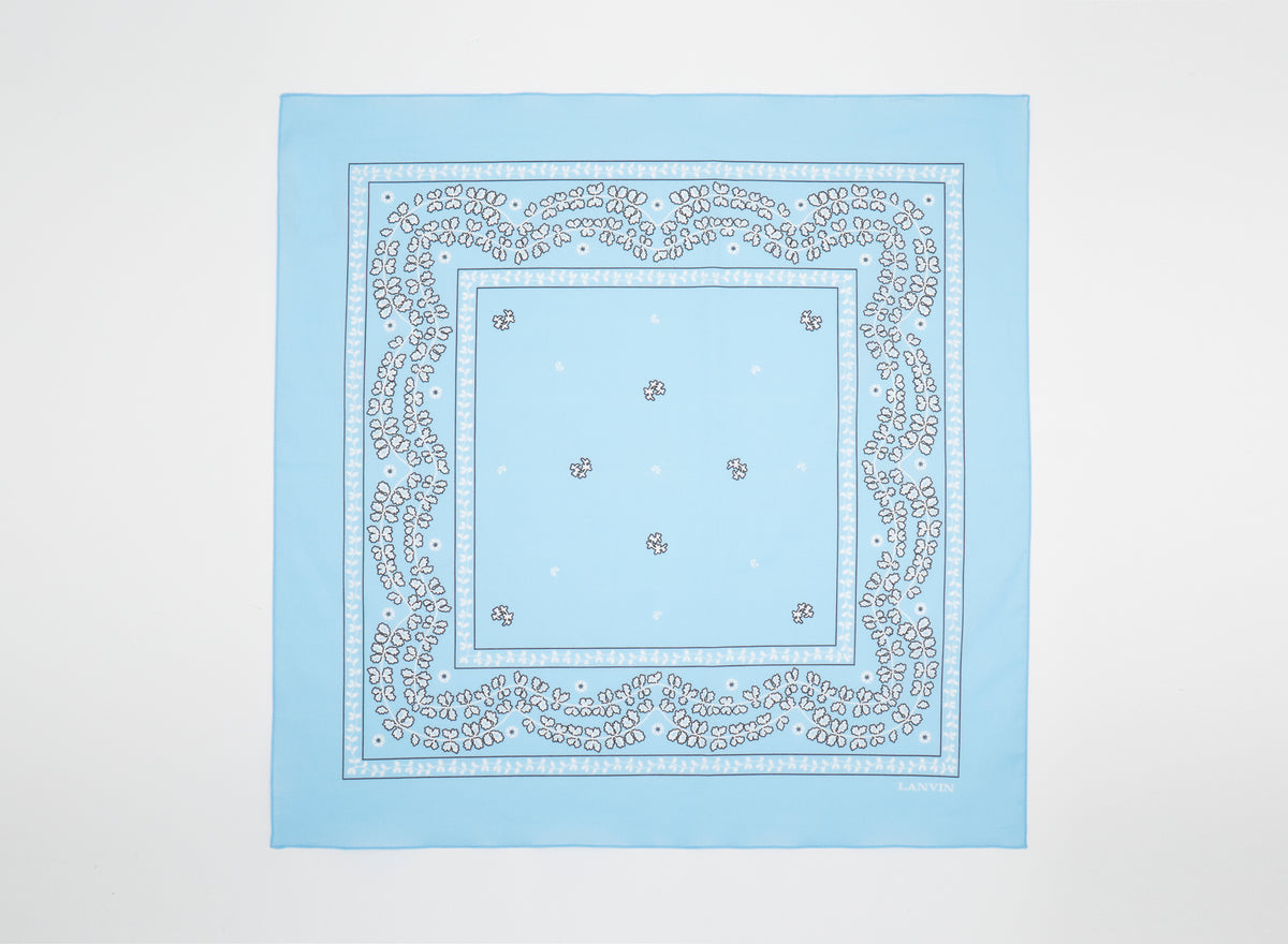 Carre bandana 55x55 - Bleu lanvin