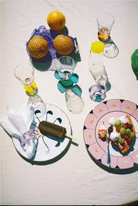 Set de 2 petits verres en cristal Chelsea - Clear & Grey