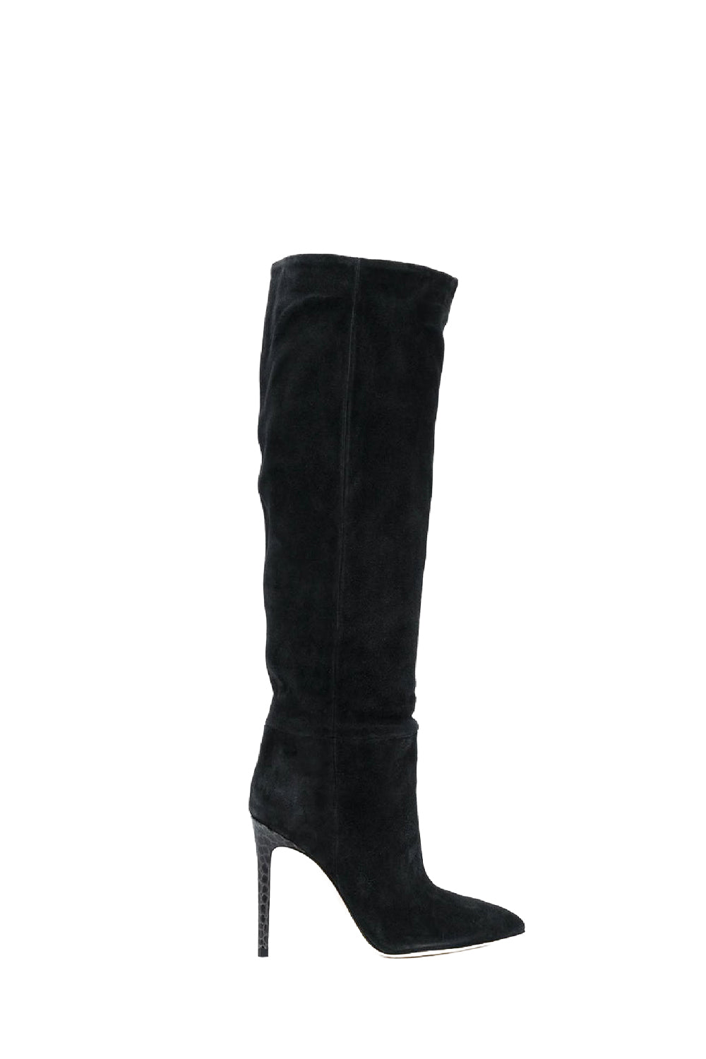 Bottes Stiletto 105 en daim - Black
