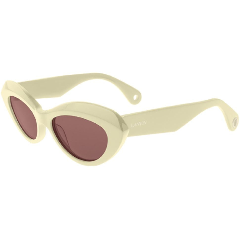 Lunettes de soleil acetate cateye - Ivoire