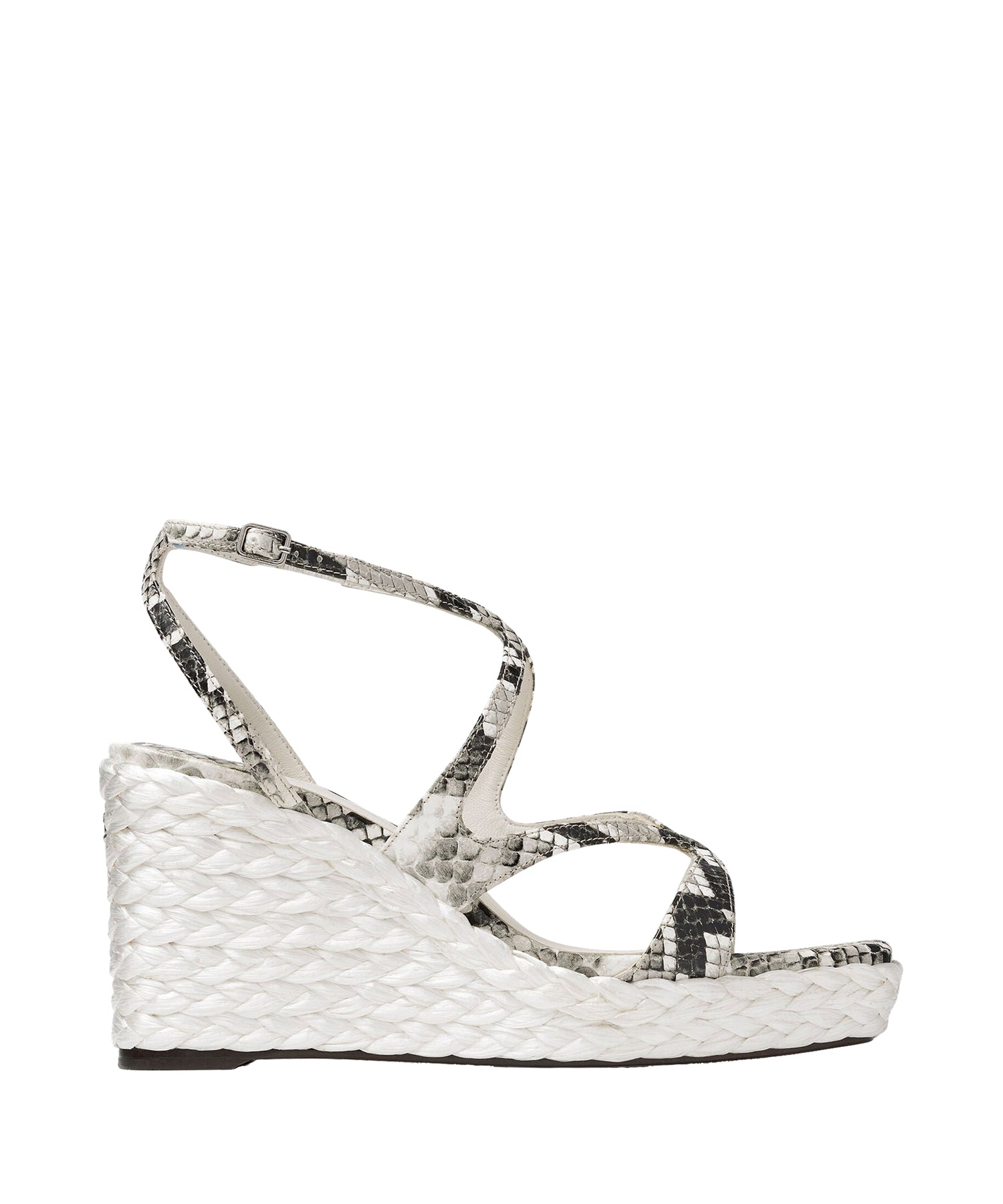 Sandales Ayla avec imprimé serpent 85 en jute - Roccia