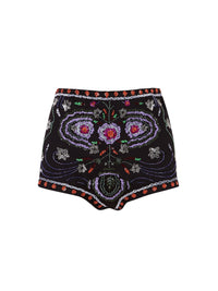 Short brodé de perles Ayleen - Black