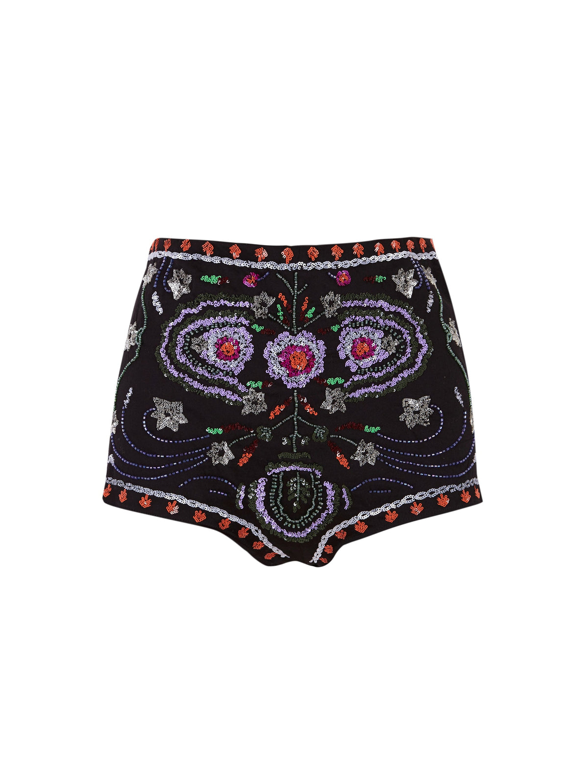 Short brodé de perles Ayleen - Black