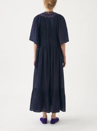 NAVY AYO LONG DRES
