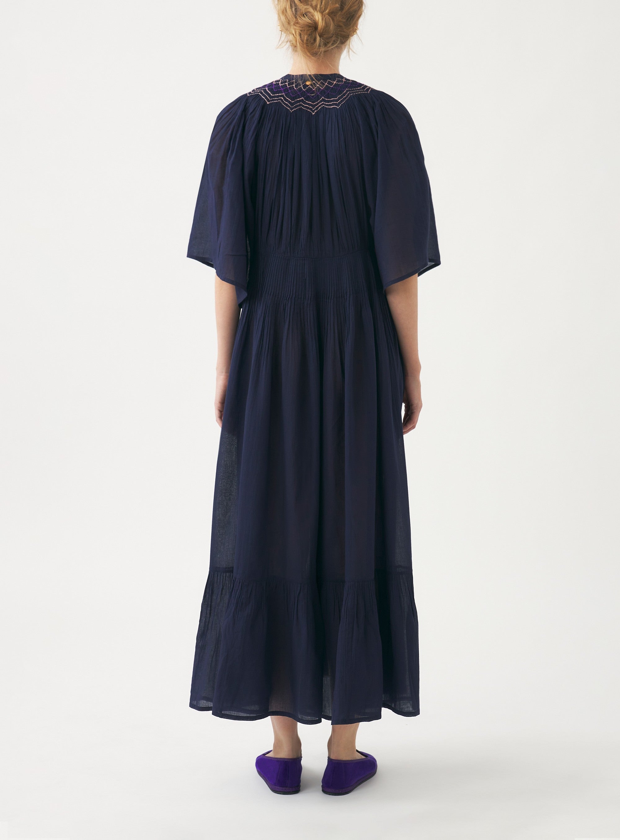 NAVY AYO LONG DRES