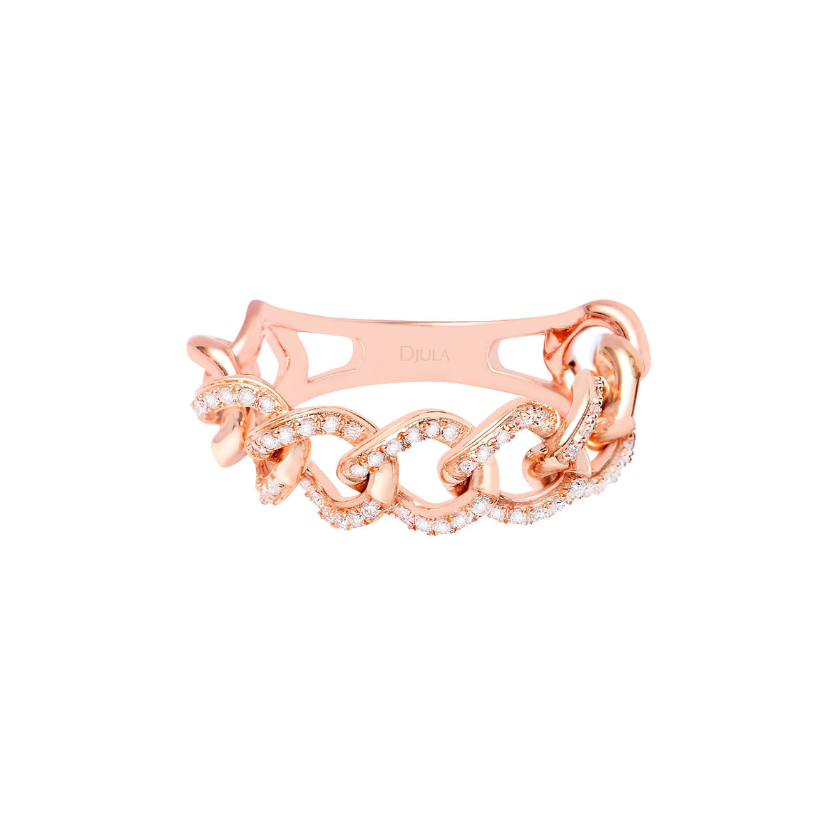 PrixTroca:945€_VentesTroca:0_QtyTroca:1_ST:0%_Bague Gypsy en Or rose 18K sertie de diamants - Rose