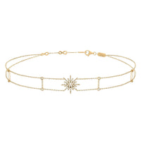 COLLIER SOLEIL OR JAUNE