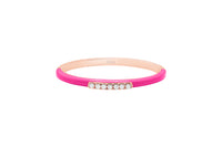 Rose / Bague Marbella en Or rose 14K sertie de diamants - Rose