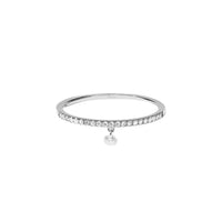 BAGUE  OR BLANC