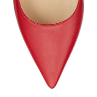 Aza 50 pumps in leather - Red