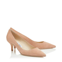 Escarpins Aza pointus 50 en daim - Powder Pink