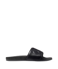 Sandales Azari en cuir avec logo Choo embossé - Black