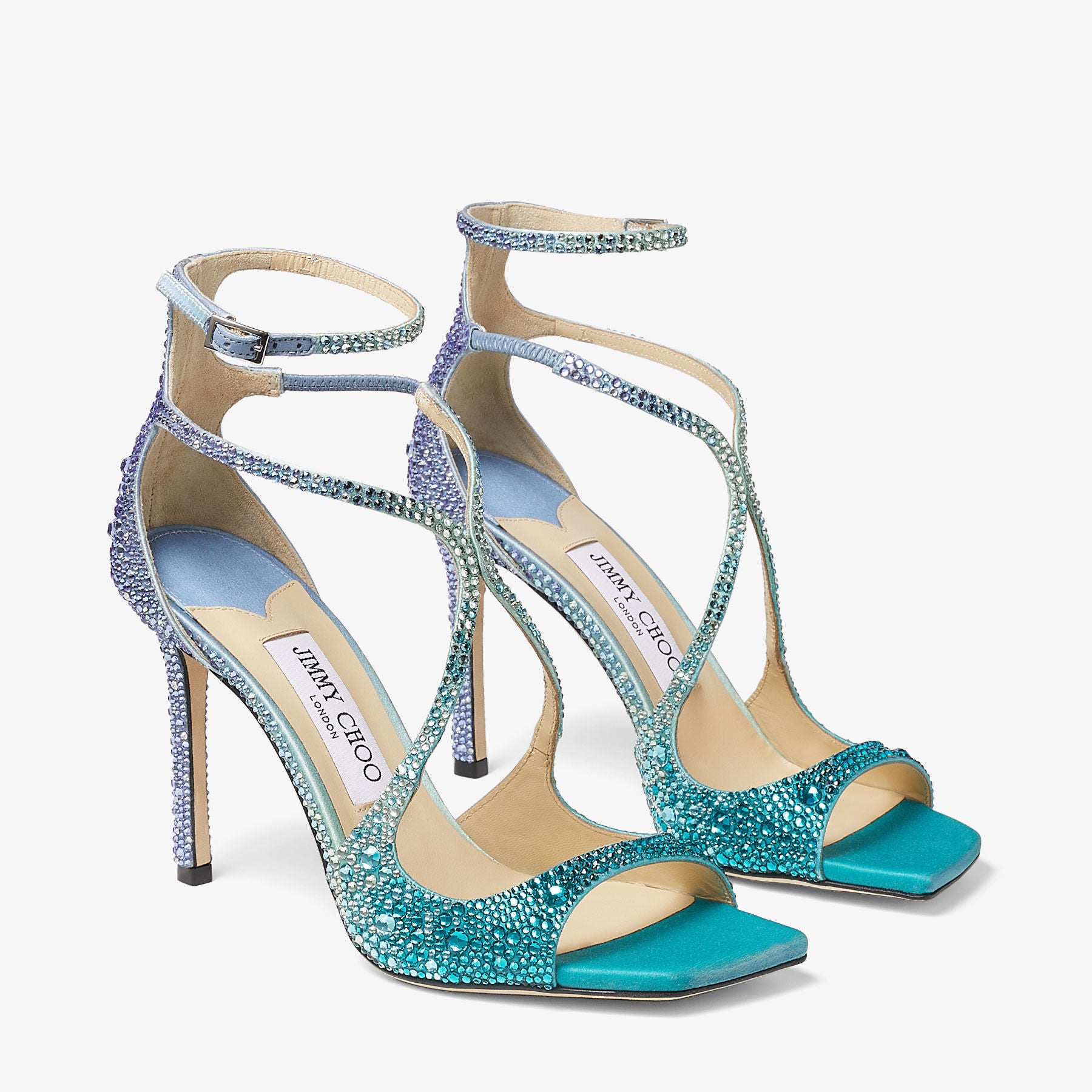 ZNO STOCK 0 / Reco 280 PEACOCK/SMOKE GREEN/SMOKY BLUE Sandal AZIA 95