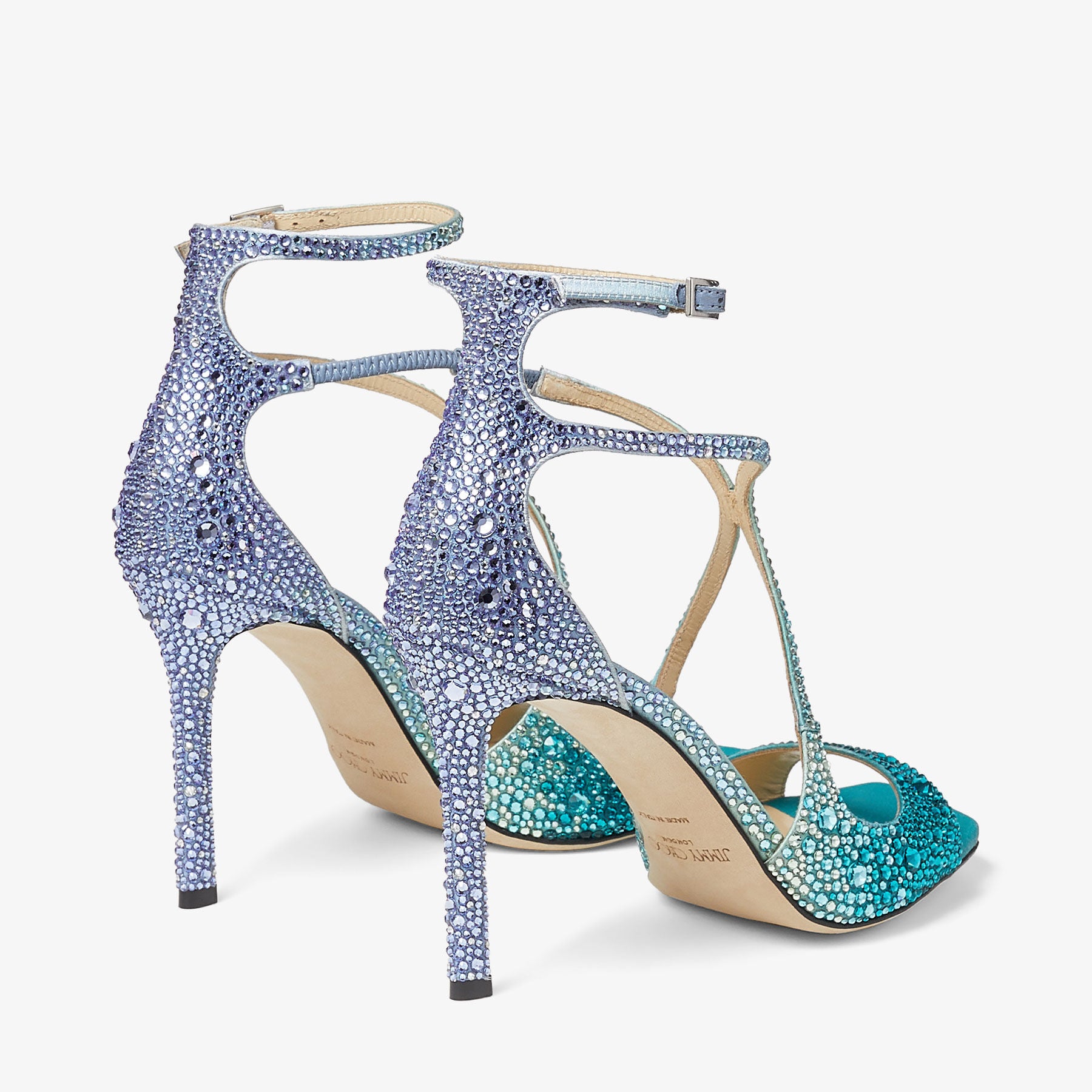 ZNO STOCK 0 / Reco 280 PEACOCK/SMOKE GREEN/SMOKY BLUE Sandal AZIA 95